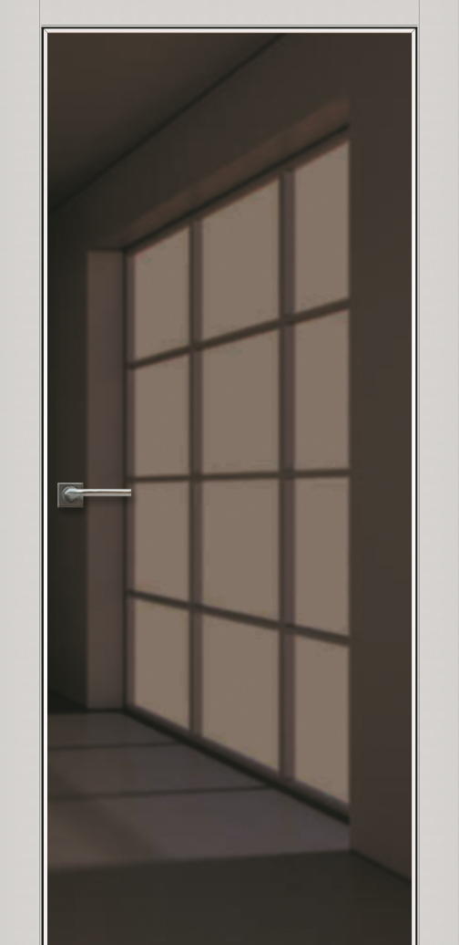 Межкомнатная дверь ALUFORM 5, зеркало