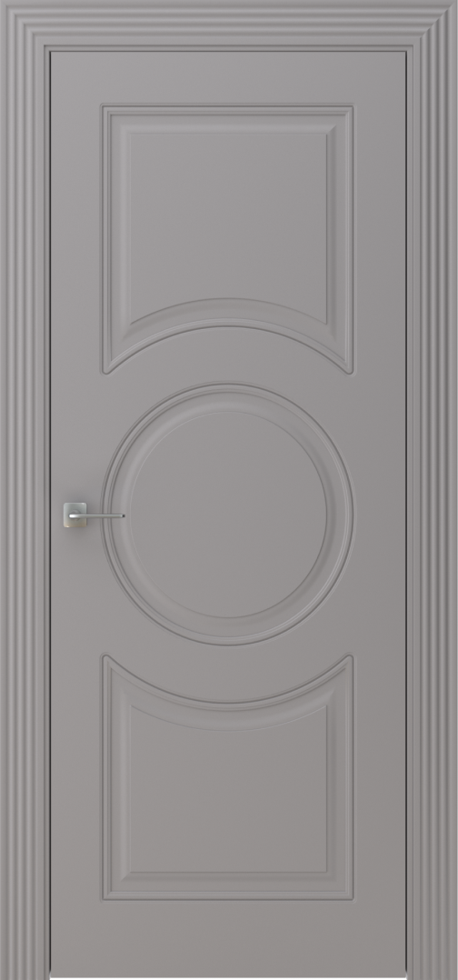 Межкомнатная дверь ПГ Rimini 10, цвет серая платина