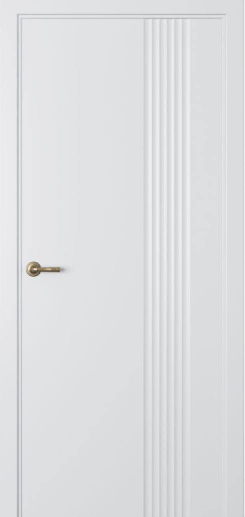 Межкомнатная дверь Кёльн 1, цвет белый шелк