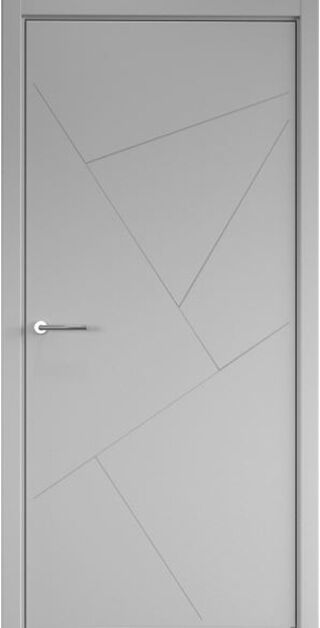 Межкомнатная дверь Геометрия-2 цвет серый